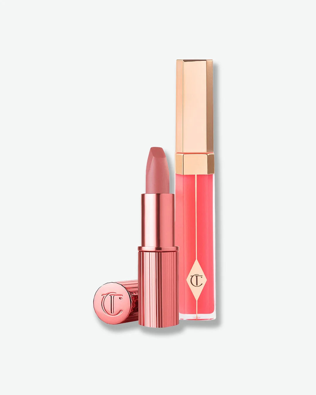 Charlotte Tilbury Kissing Duo Set Icon Baby And Hall Of Fame Lip Lustre