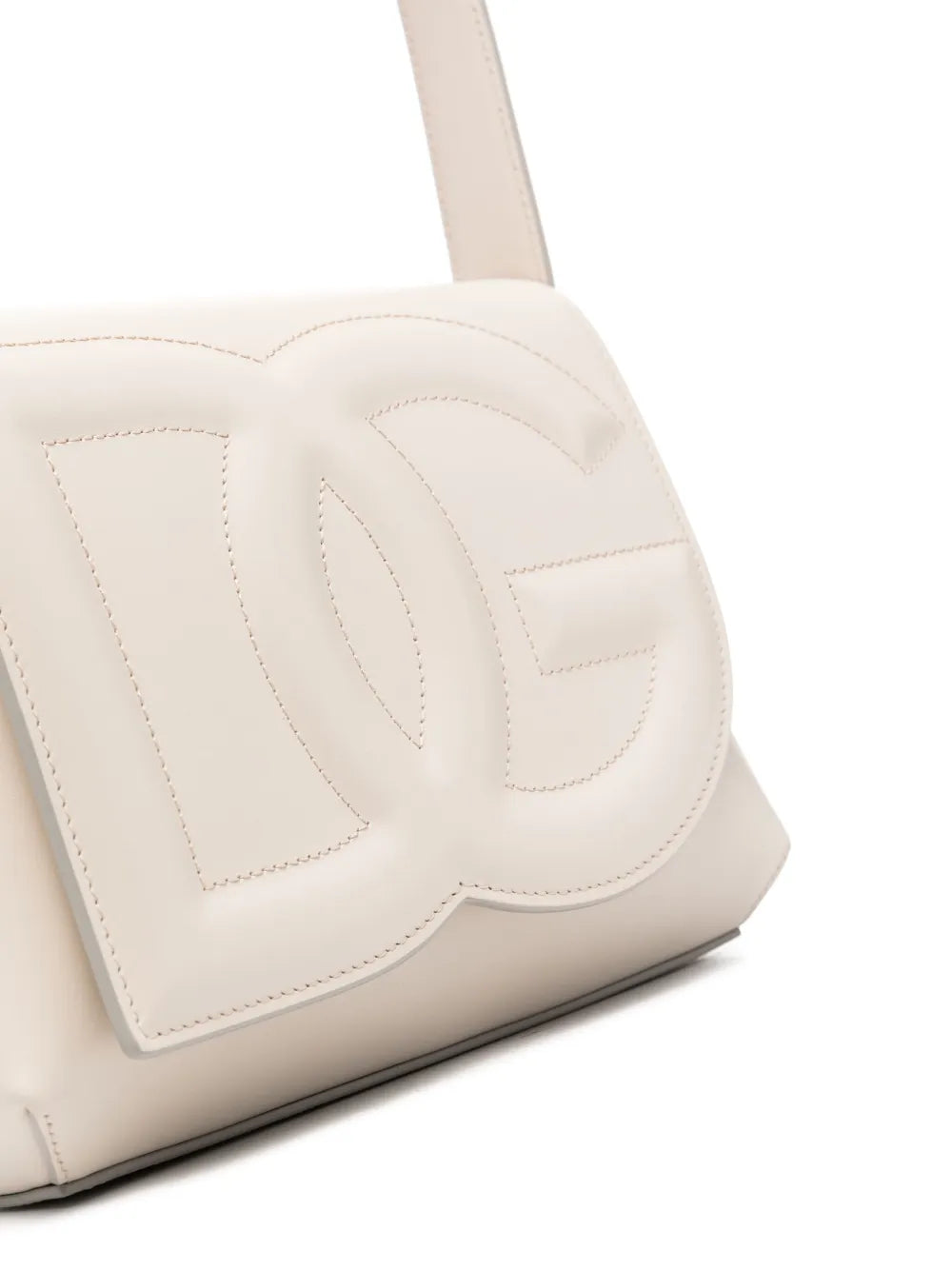 DG Logo leather shoulder bag