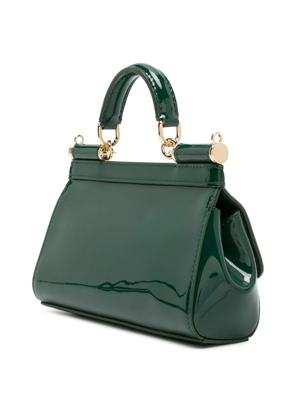 small Sicily patent-leather tote bag