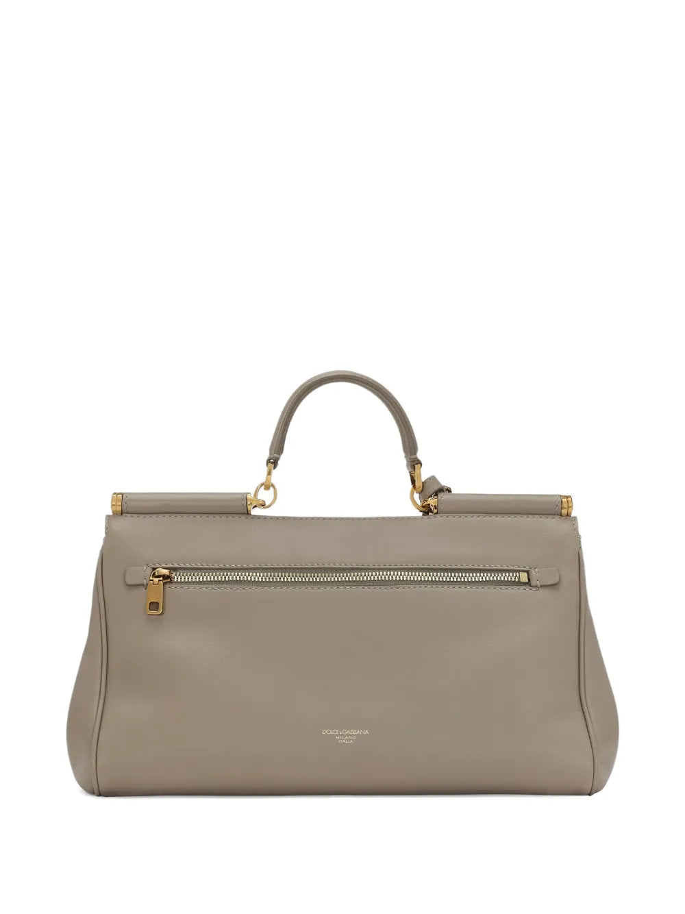 My Sicily lock-charm leather tote bag