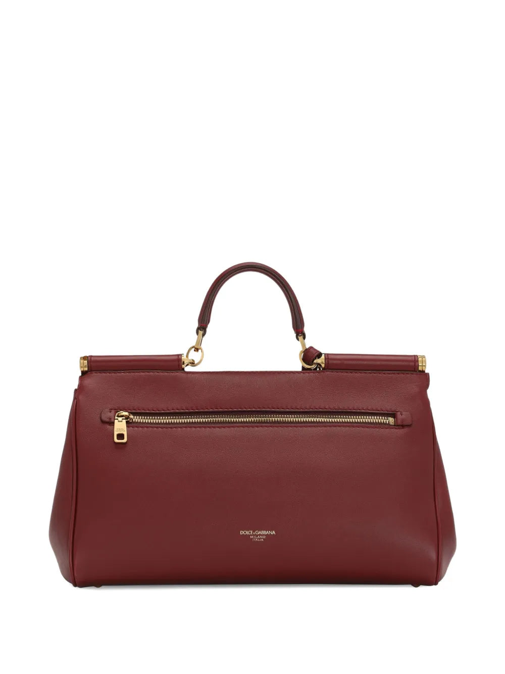 My Sicily lock-charm leather tote bag