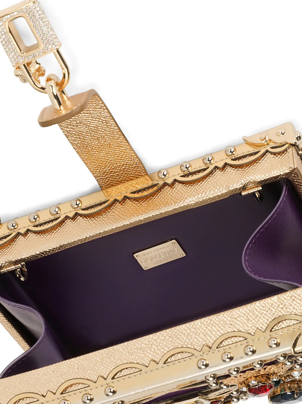 Dolce Box bejewelled top-handle bag
