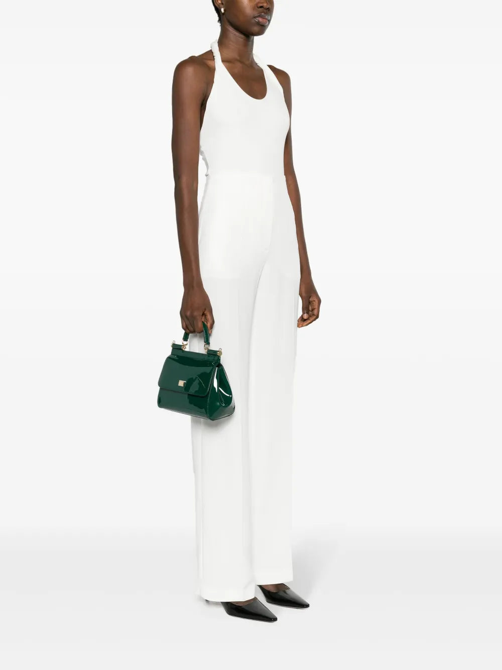 medium Sicily patent-leather tote bag