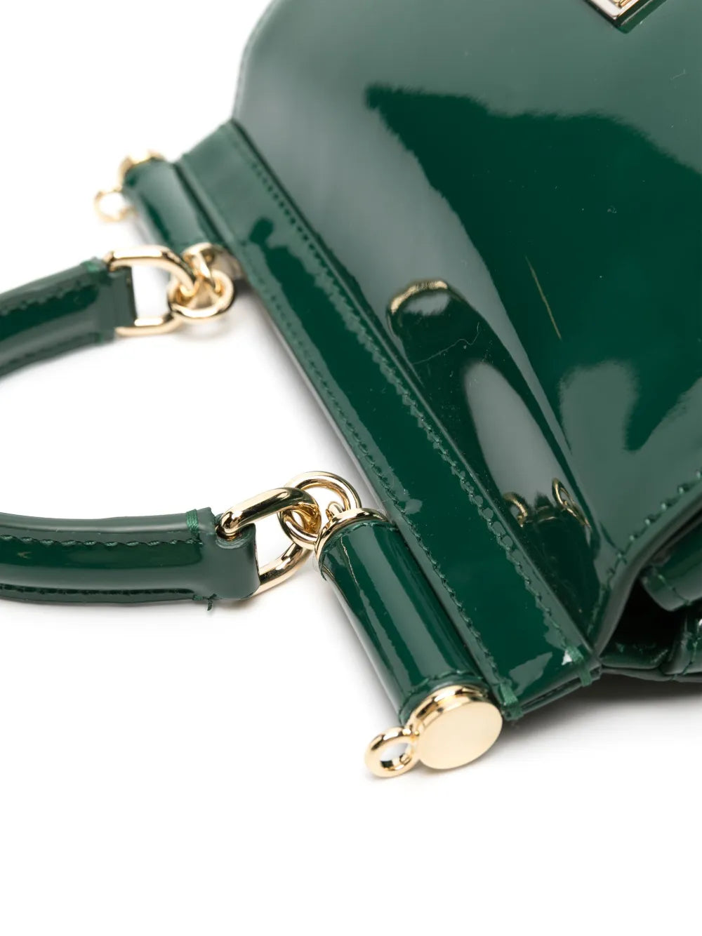 medium Sicily patent-leather tote bag