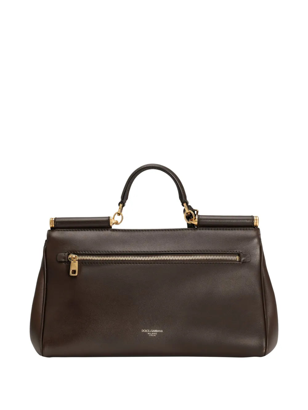 My Sicily lock-charm leather tote bag