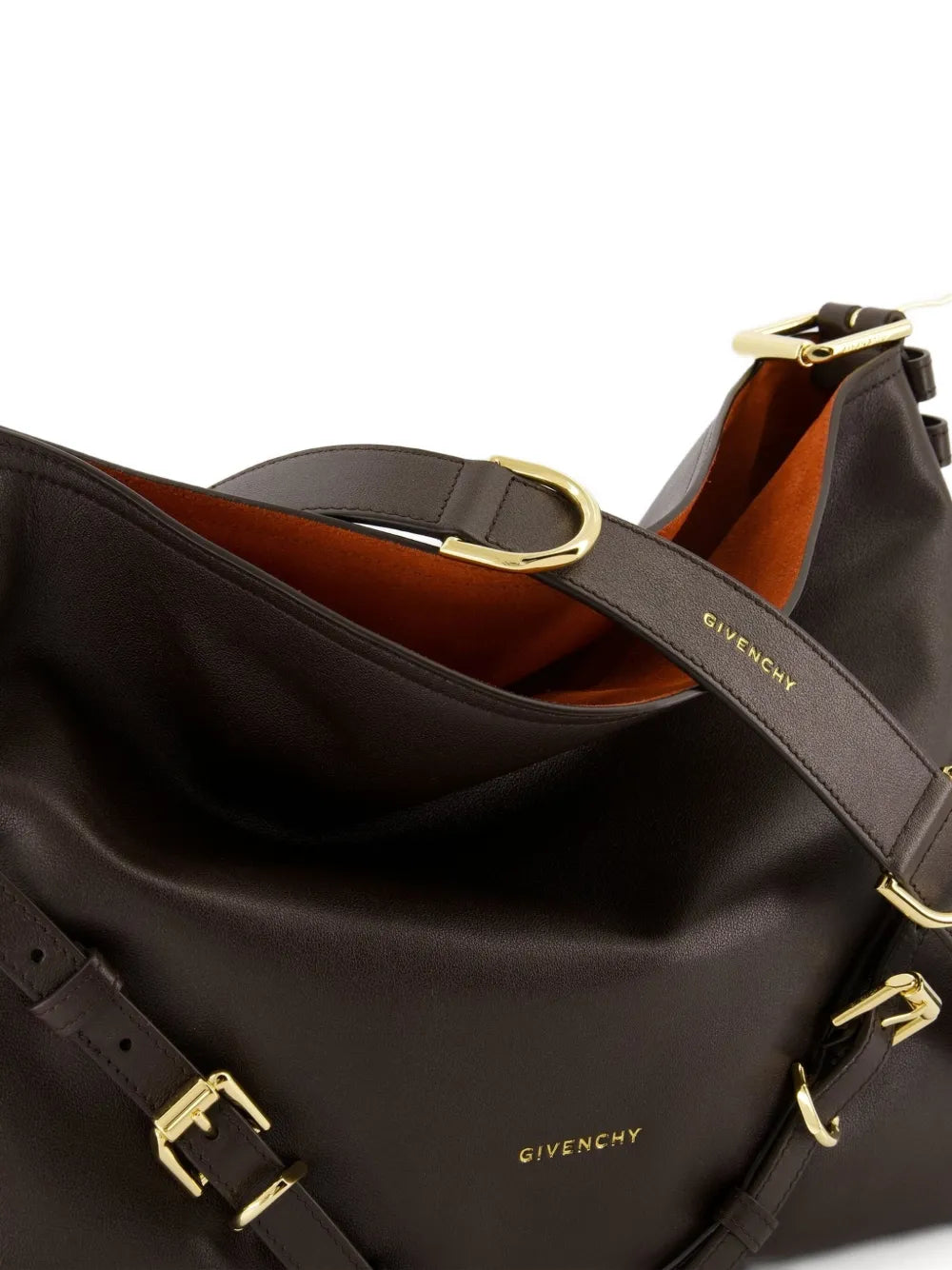 medium Voyou buckle-fastening calfskin shoulder bag
