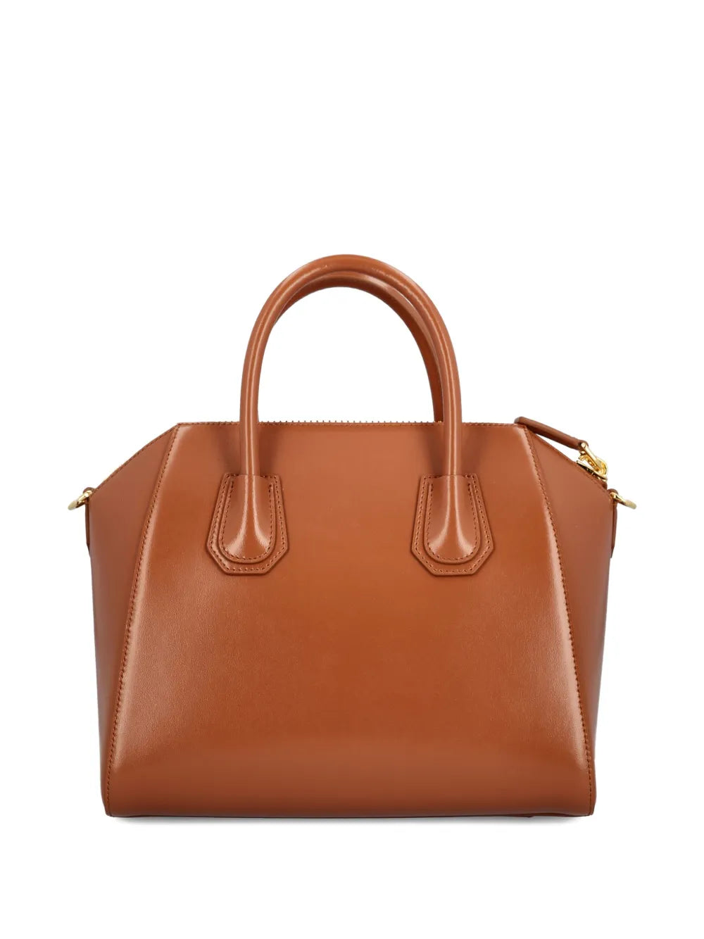 leather top-handle shoulder bag