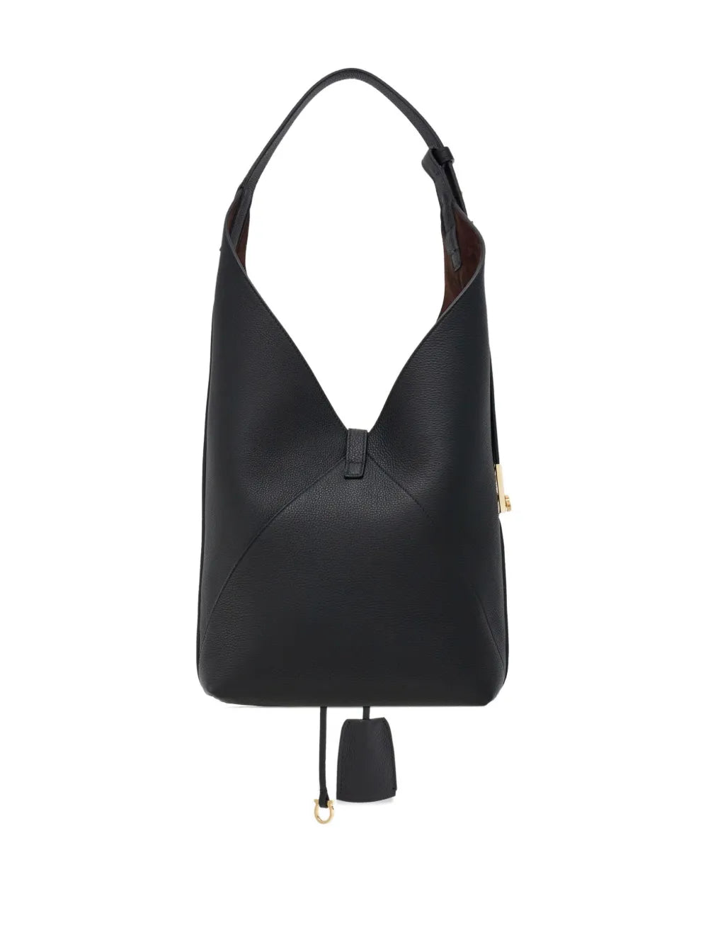 leather hobo shoulder bag