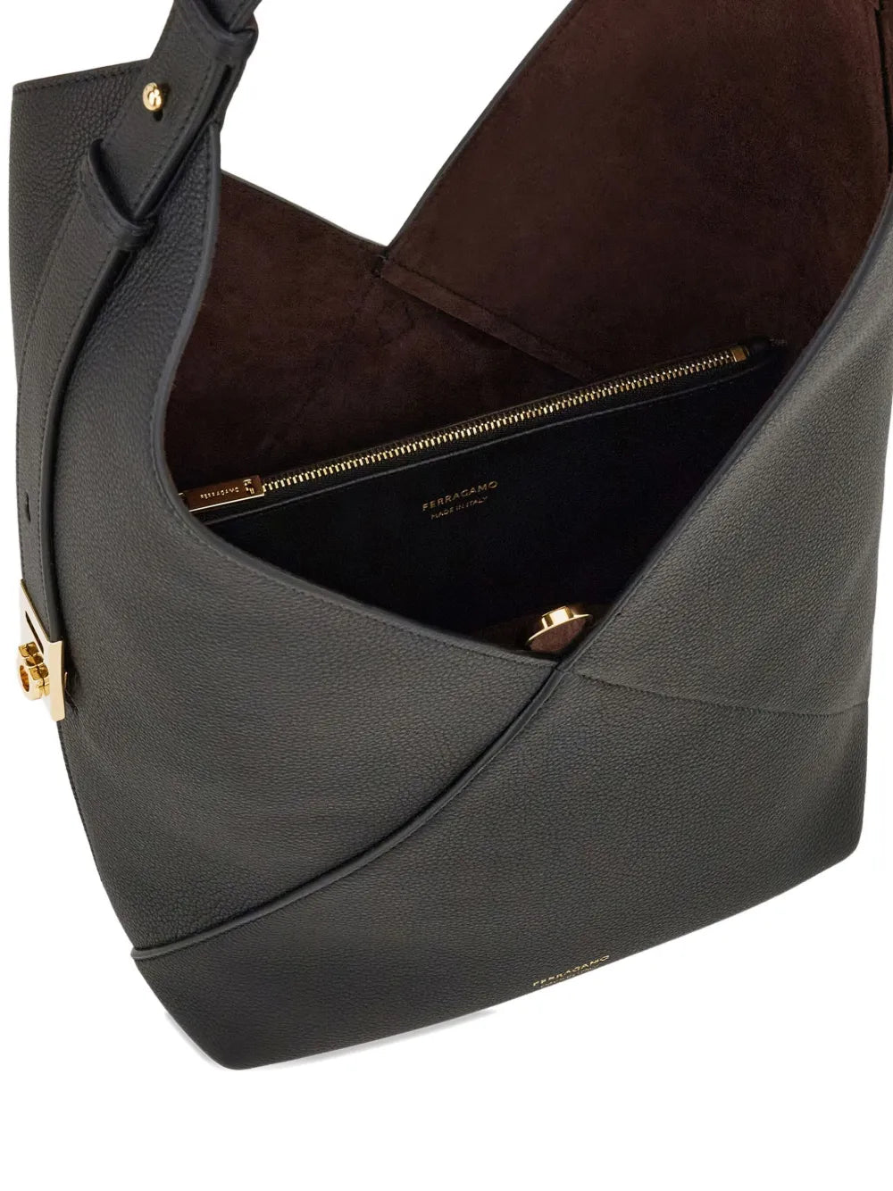 leather hobo shoulder bag