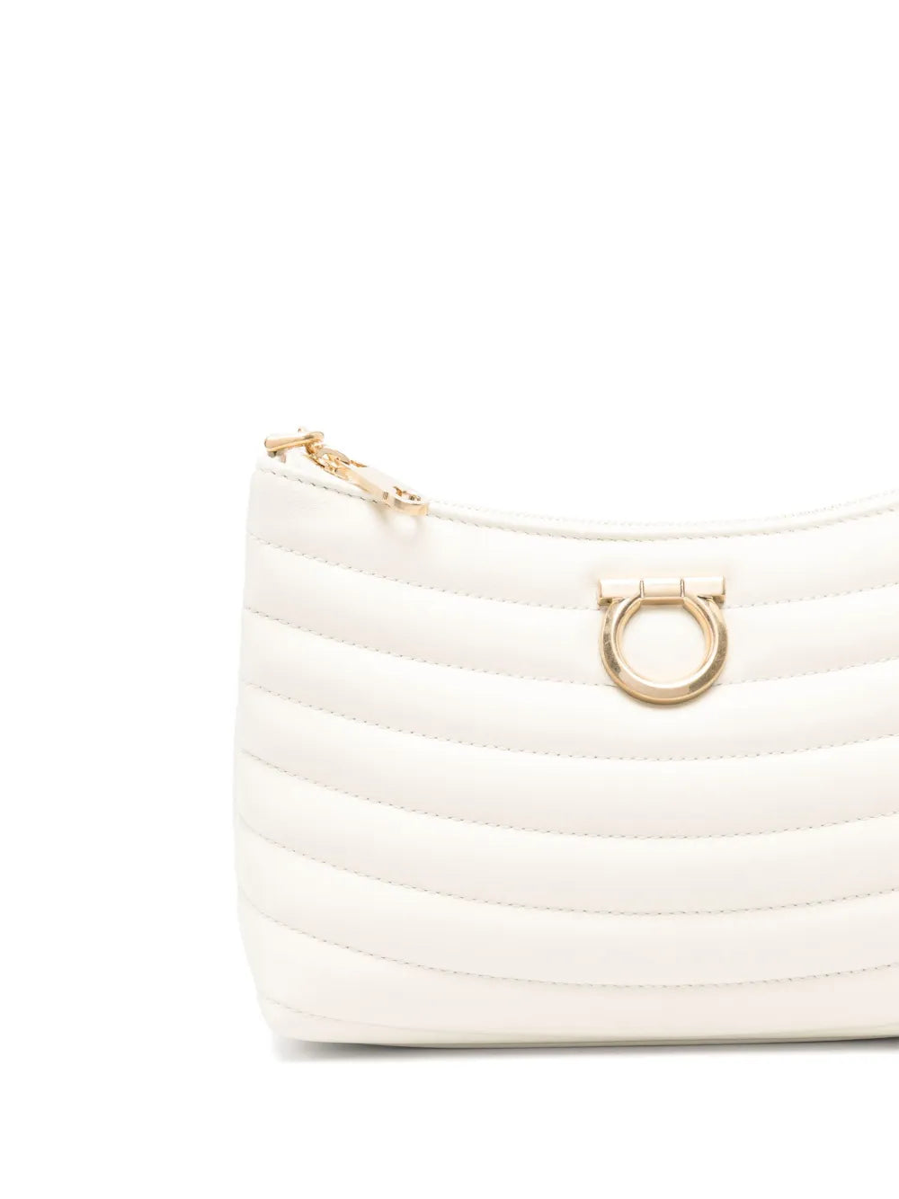 Gancini-plaque shoulder bag
