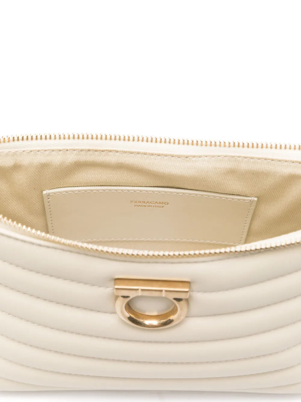 Gancini-plaque shoulder bag