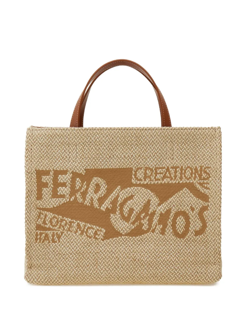 medium logo-embroidered tote bag