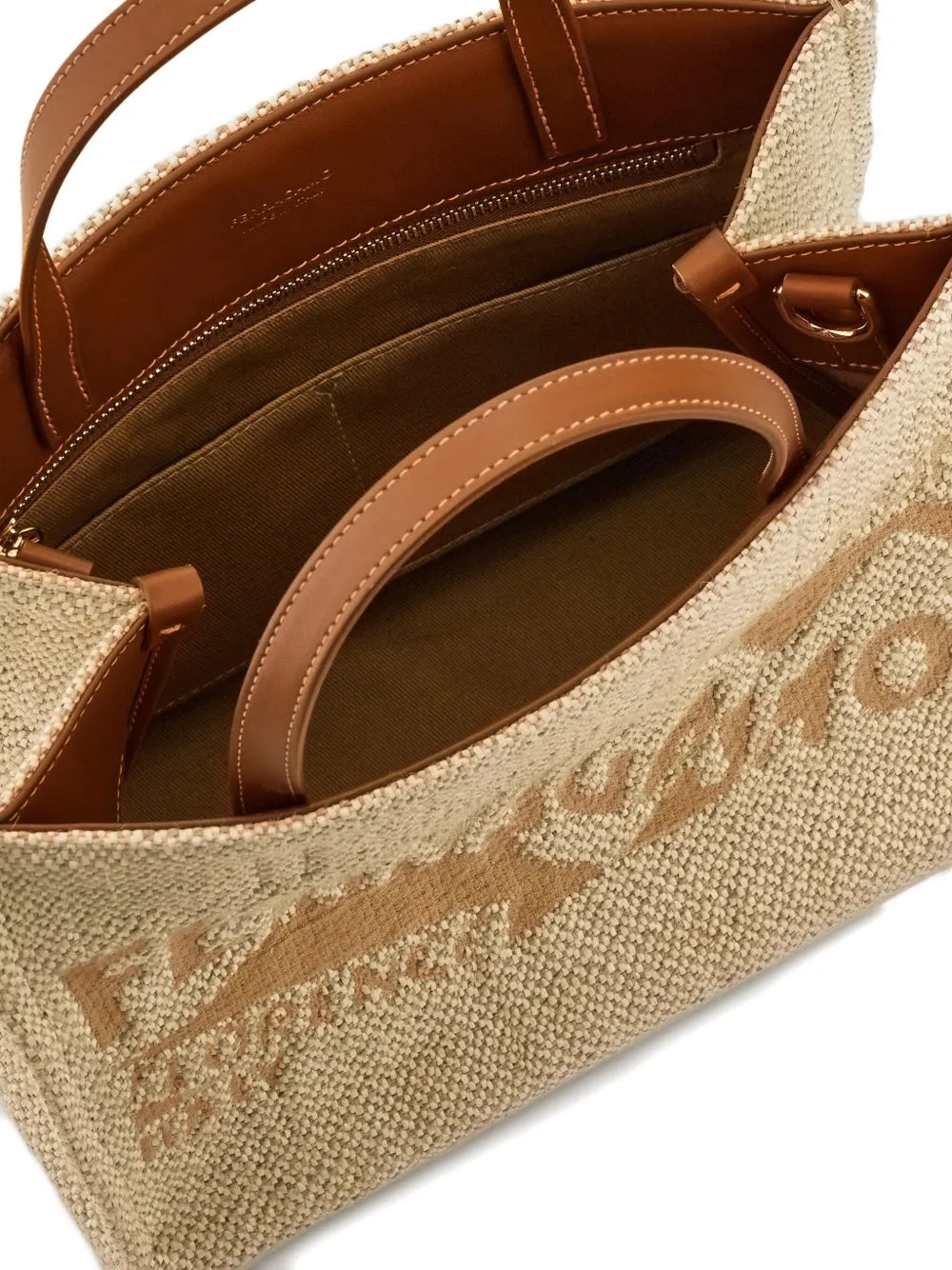 medium logo-embroidered tote bag