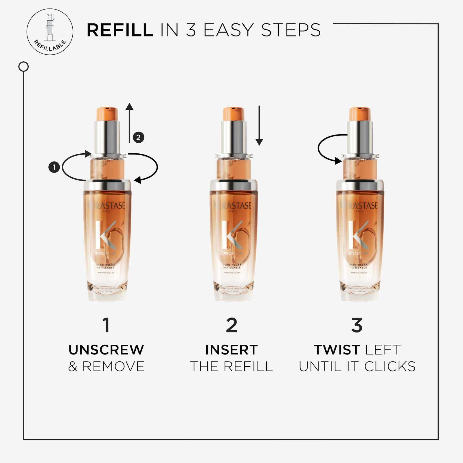 Kérastase Discipline L'Huile Oleo - Relax Refill Hair Oil 75 ml