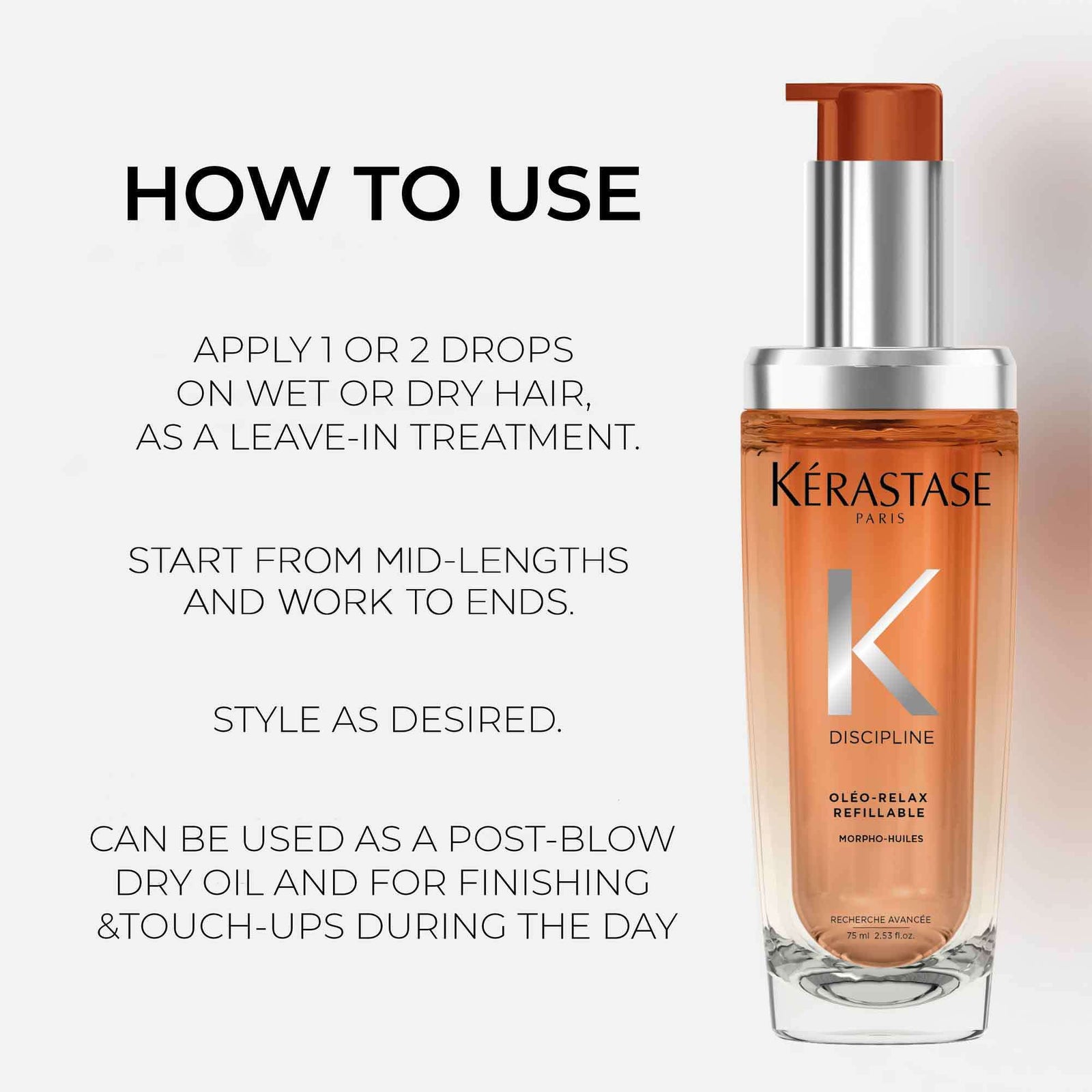 Kérastase Discipline L'Huile Oleo - Relax Refill Hair Oil 75 ml