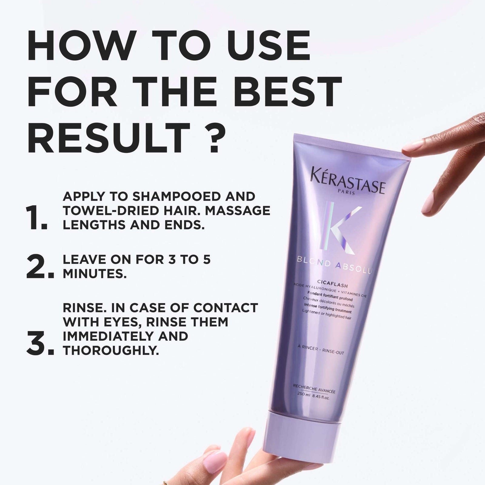 Kérastase Blond Absolu Cicaflash: Intense Fortifying Treatment Conditioner 250 ml