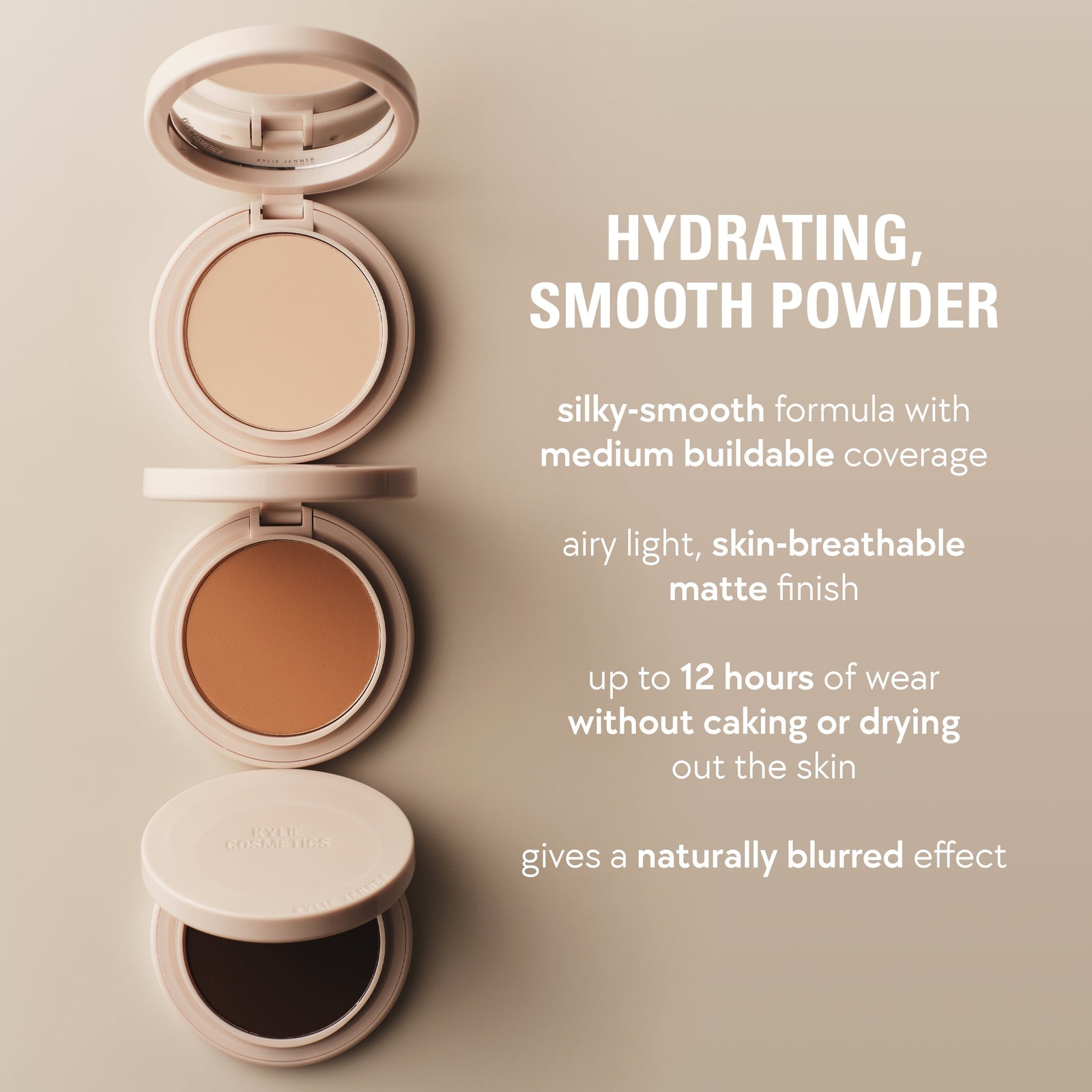 Kylie-Cosmetics Natural Blur Powder Foundation & Skin Tint Blurring Elixir Duo