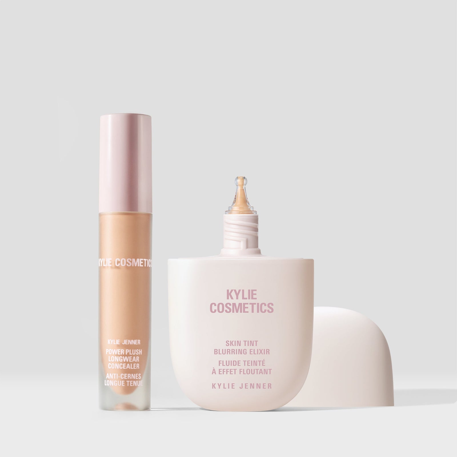 Kylie-Cosmetics Skin Tint Blurring Elixir & Power Plush Concealer Duo