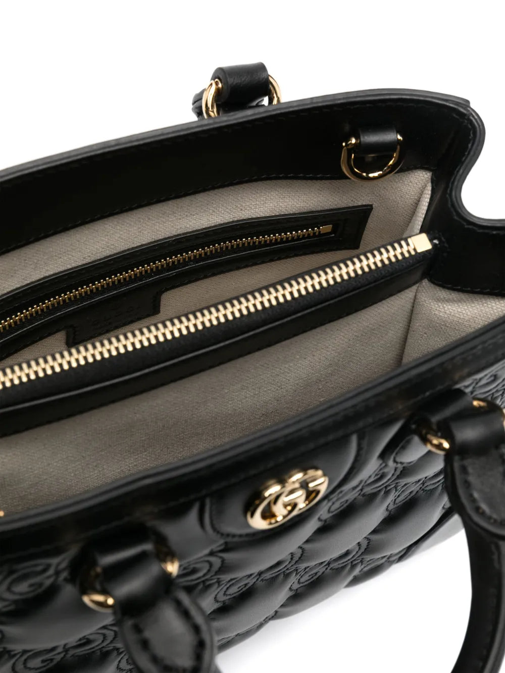 small GG matelassé top-handle bag