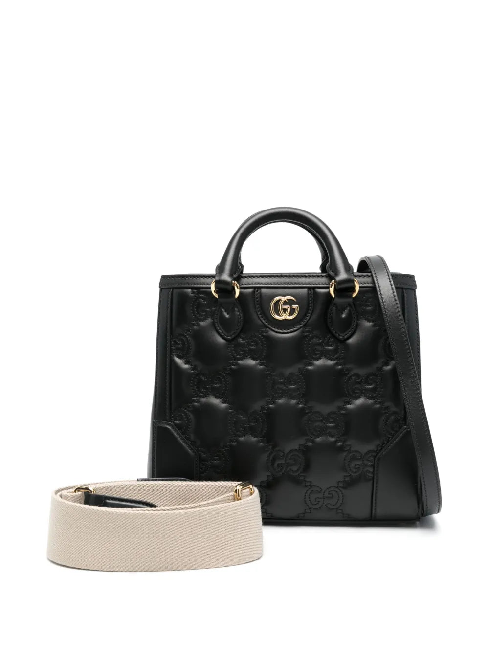 small GG matelassé top-handle bag