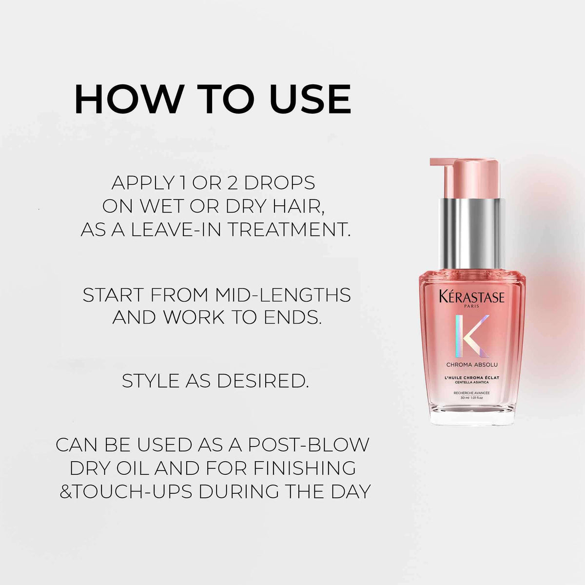 Kérastase Chroma Absolu L'Huile Chroma Eclat Refillable Hair Oil 30 ml