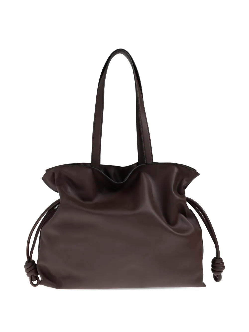 large Flamenco knot-detail leather tote bag