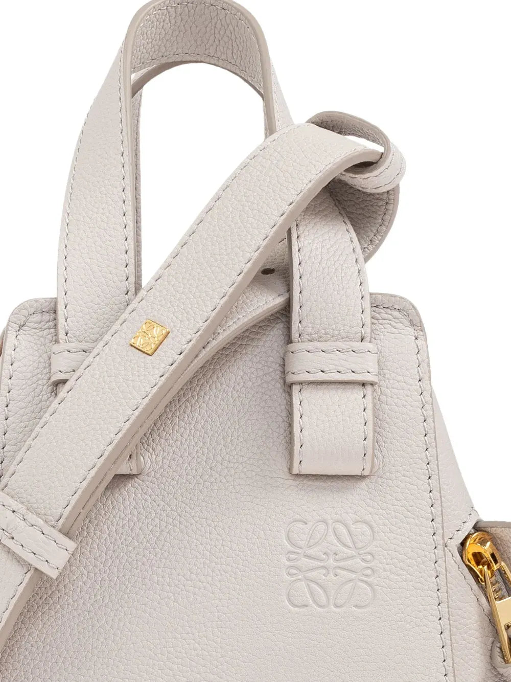 Hammock leather tote bag