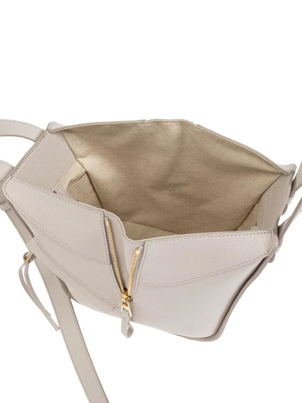 Hammock leather tote bag
