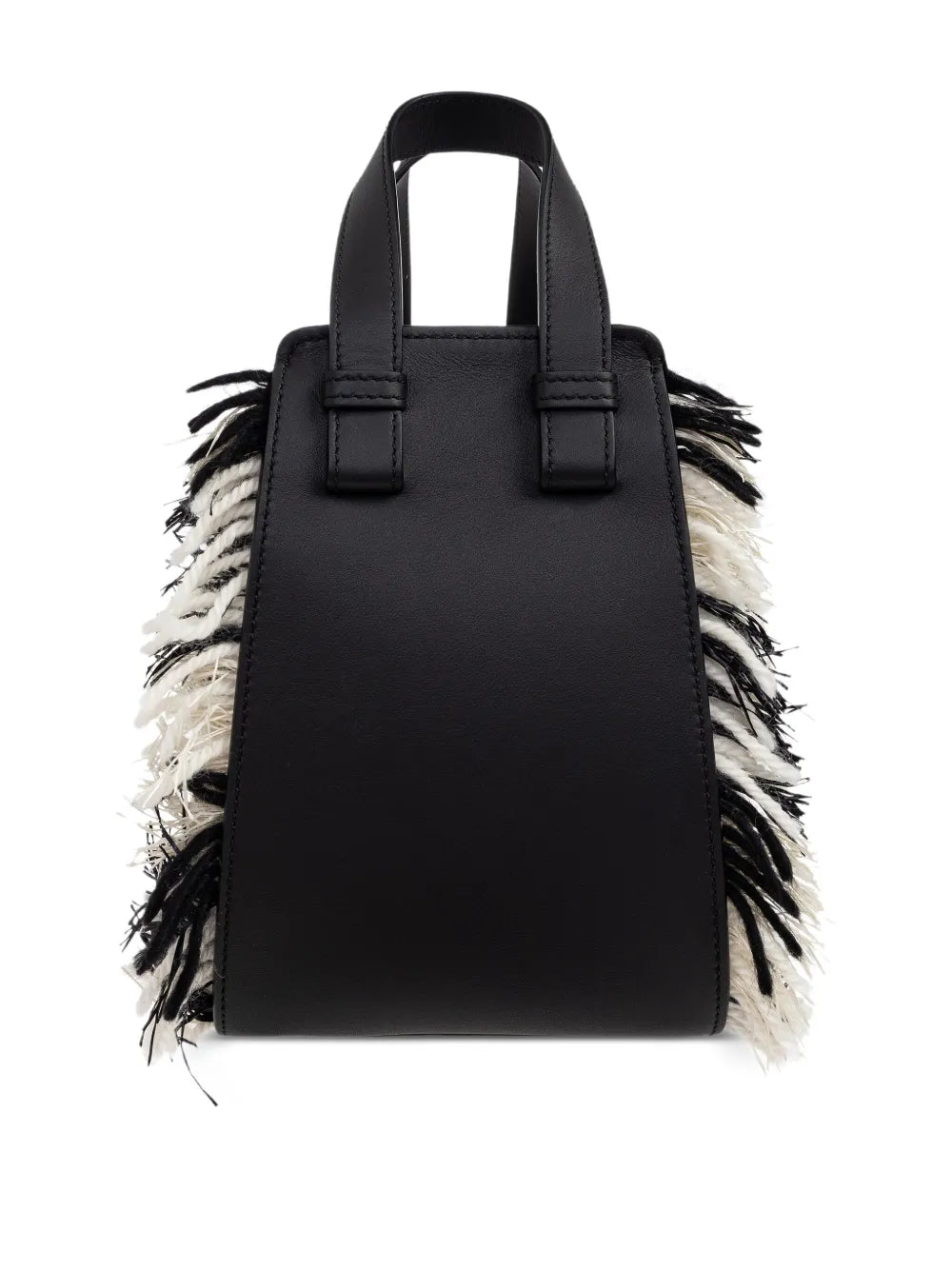x Albers Compact Hammock fringed leather tote bag