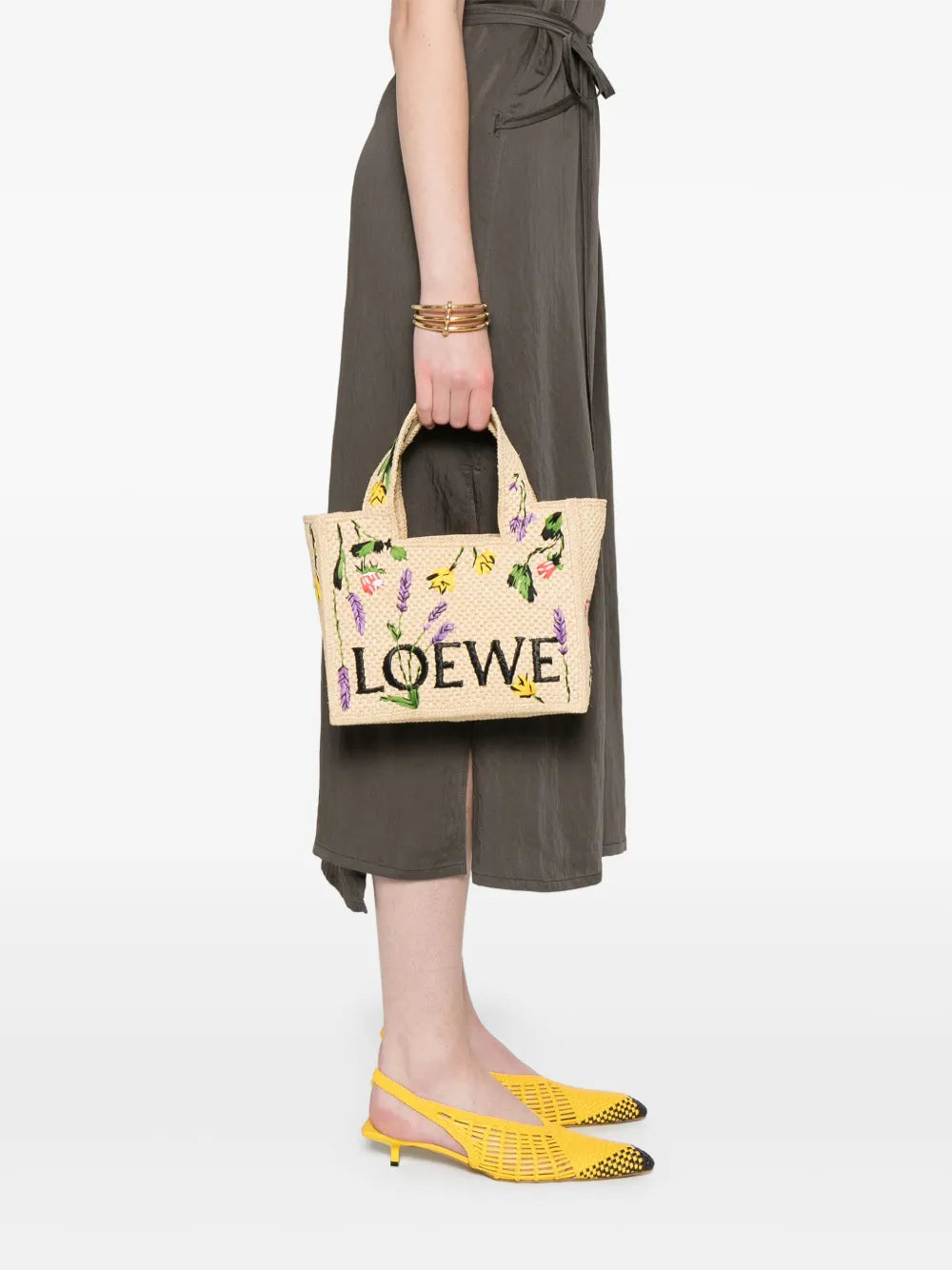 small Loewe Font tote bag