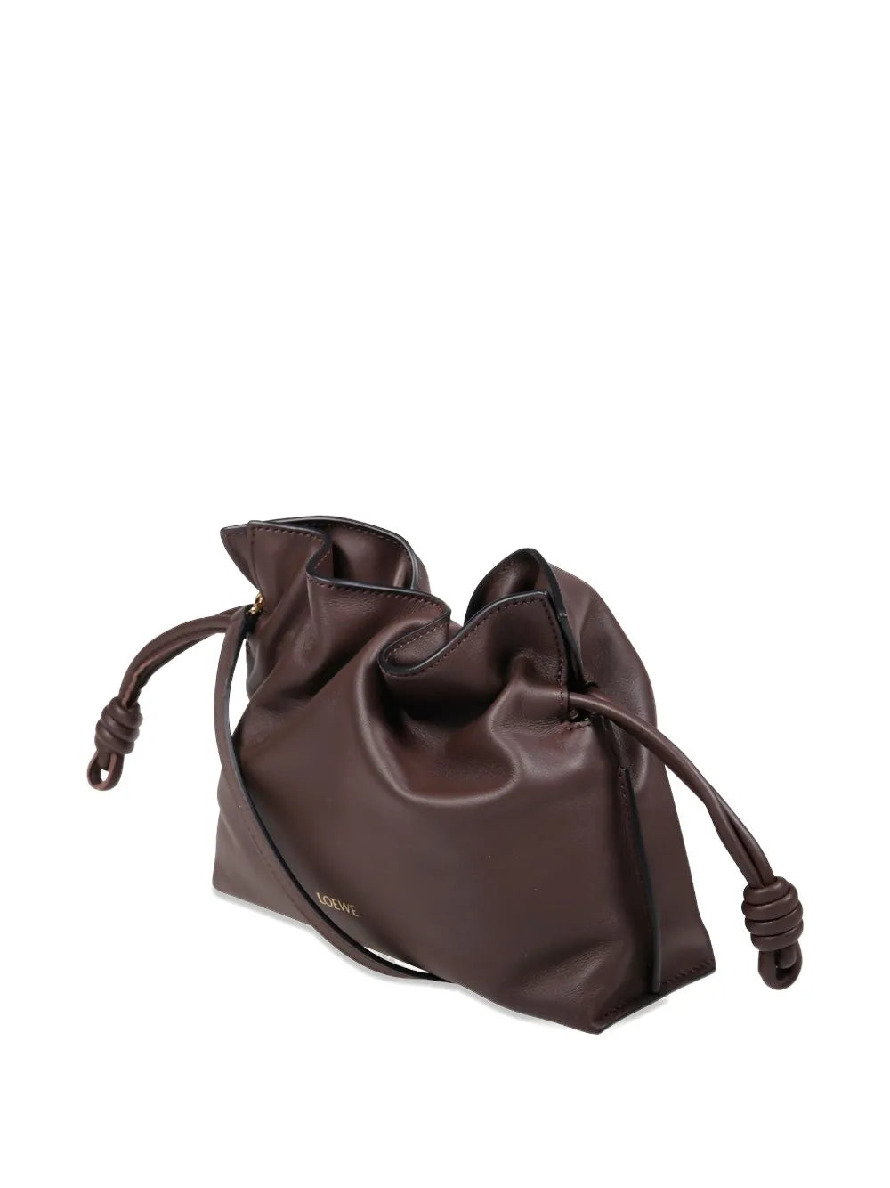 mini Flamenco leather clutch bag