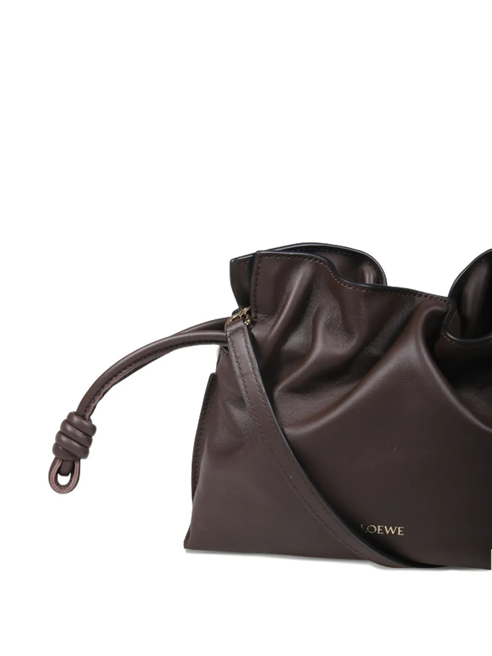 mini Flamenco leather clutch bag