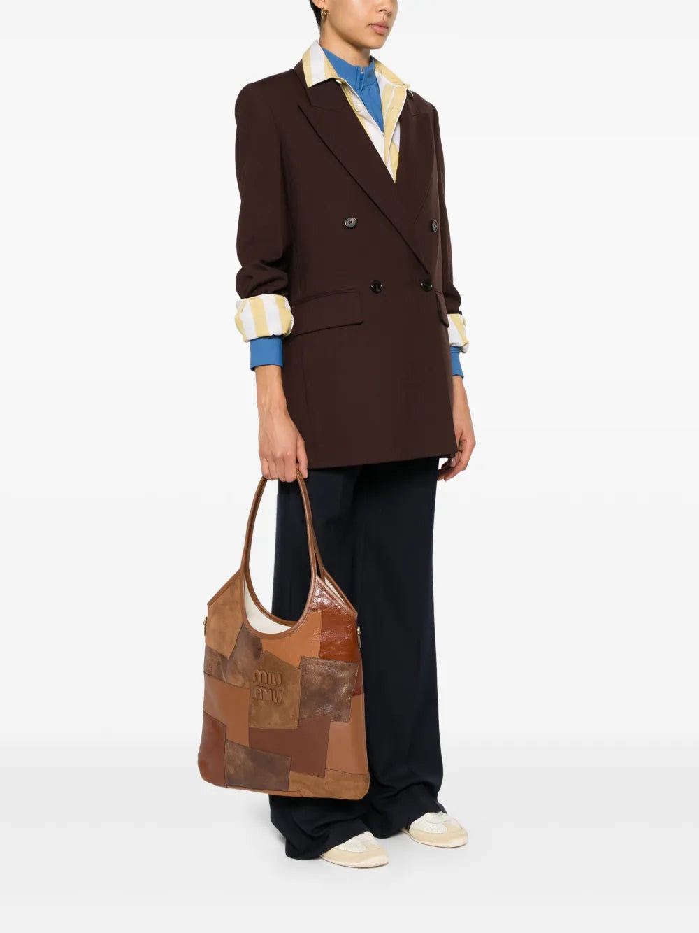 Ivy leather tote bag