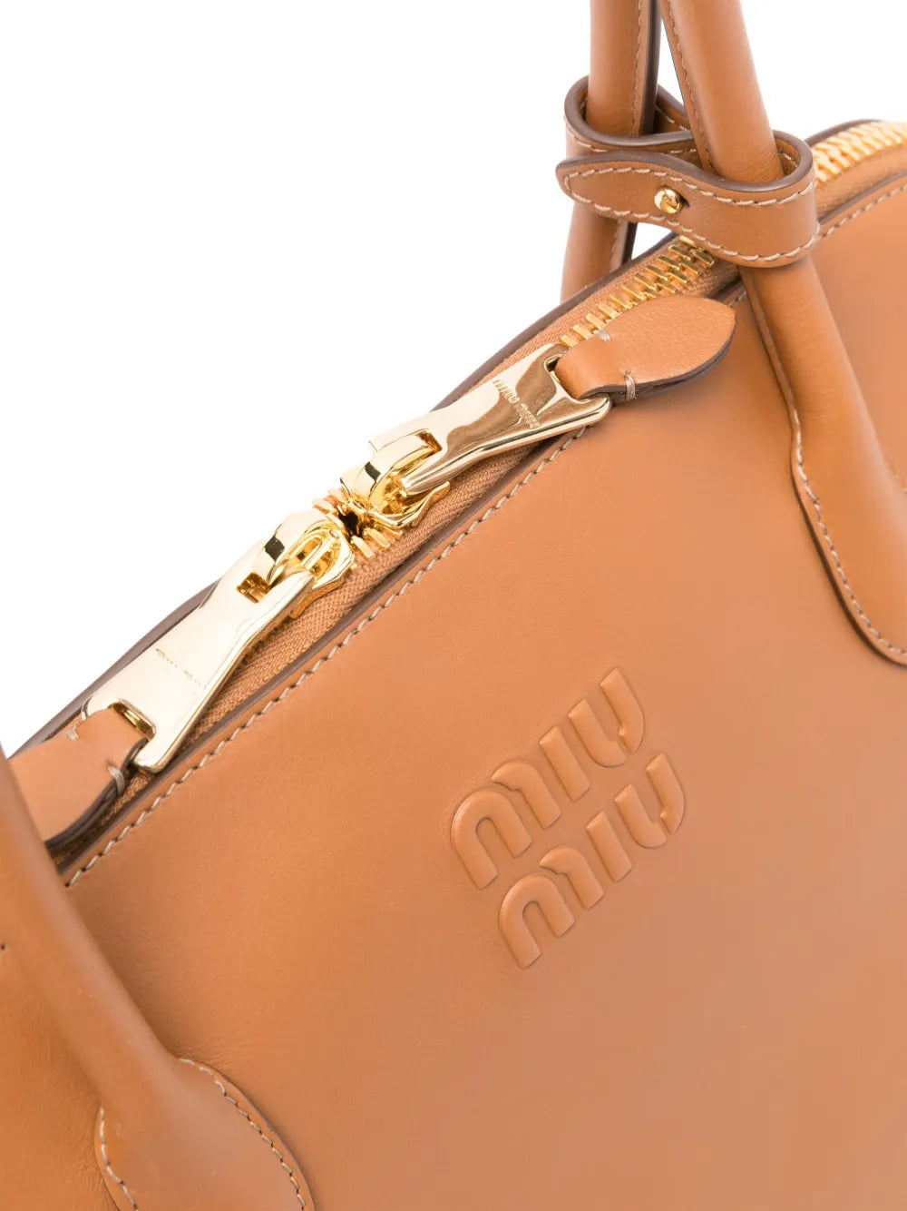 embossed-logo tote bag
