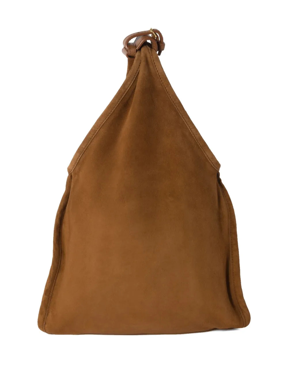 Trick suede tote bag