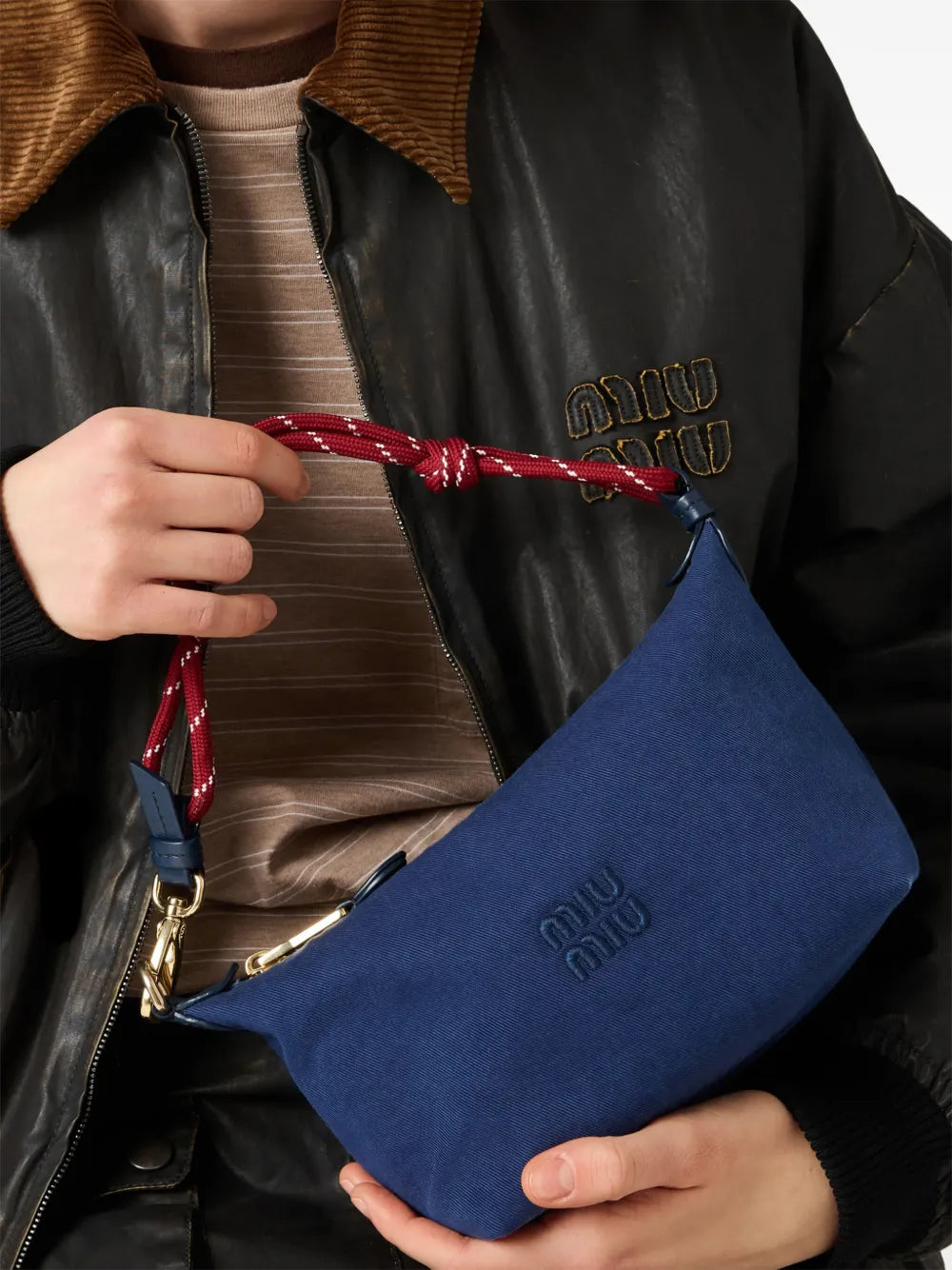 gabardine mini bag