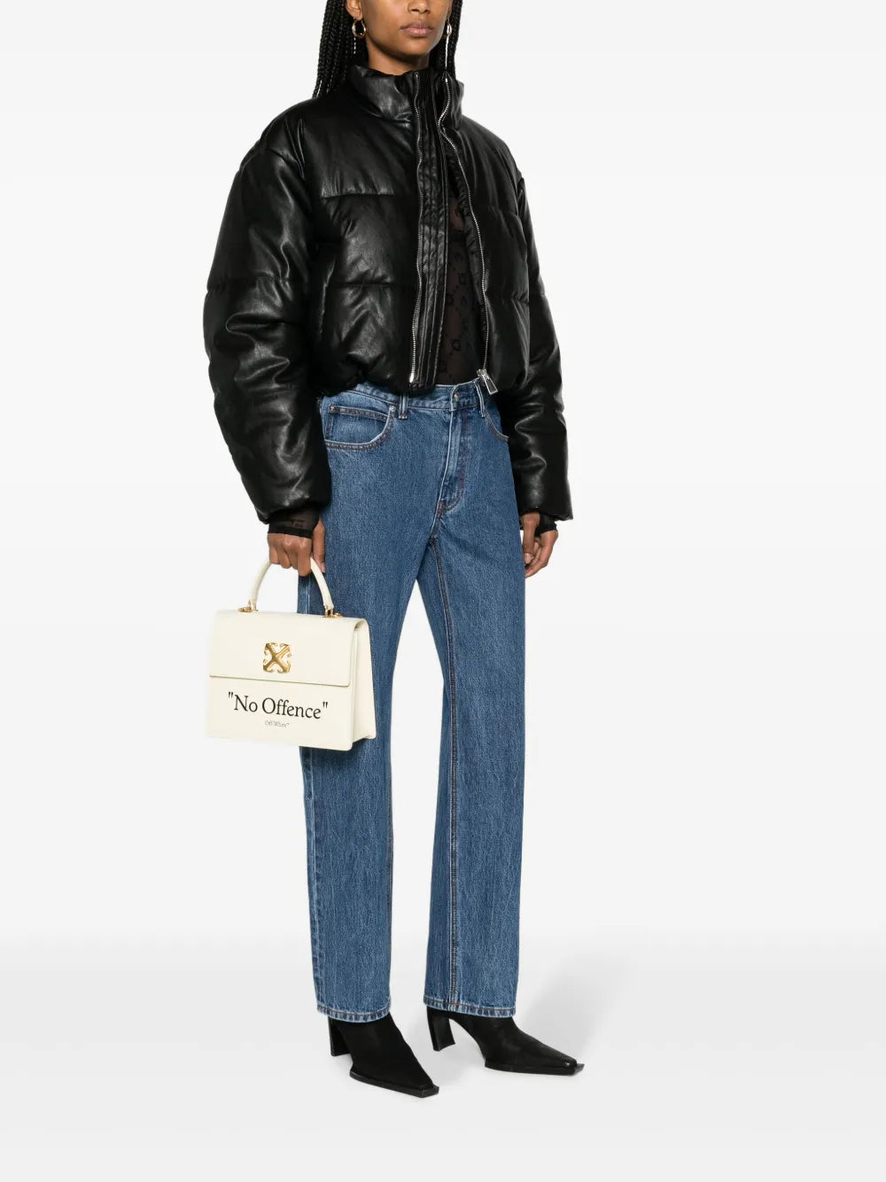 Jitney leather tote bag