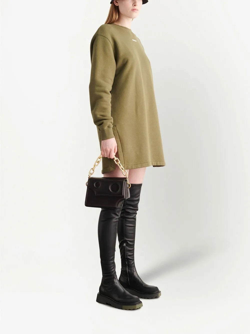 logo-print shoulder bag