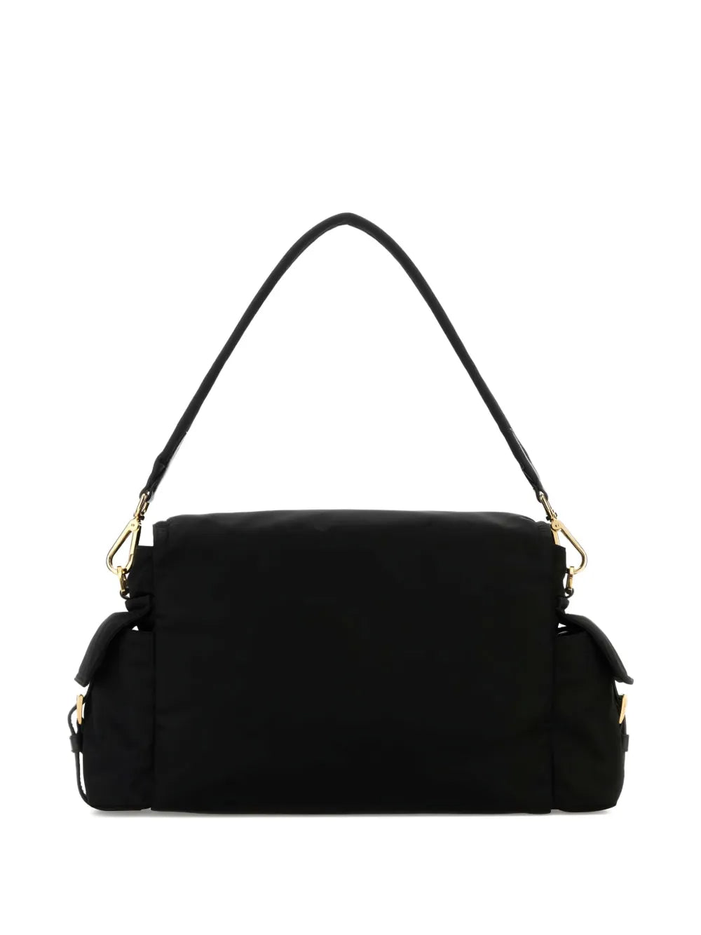 Re-Nylon flap-pocket shoulder bag