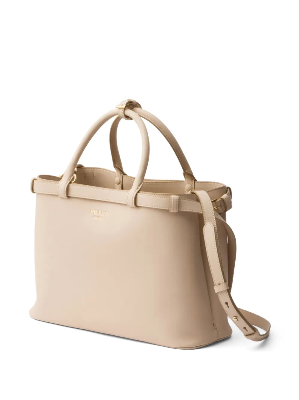 Buckle tote bag