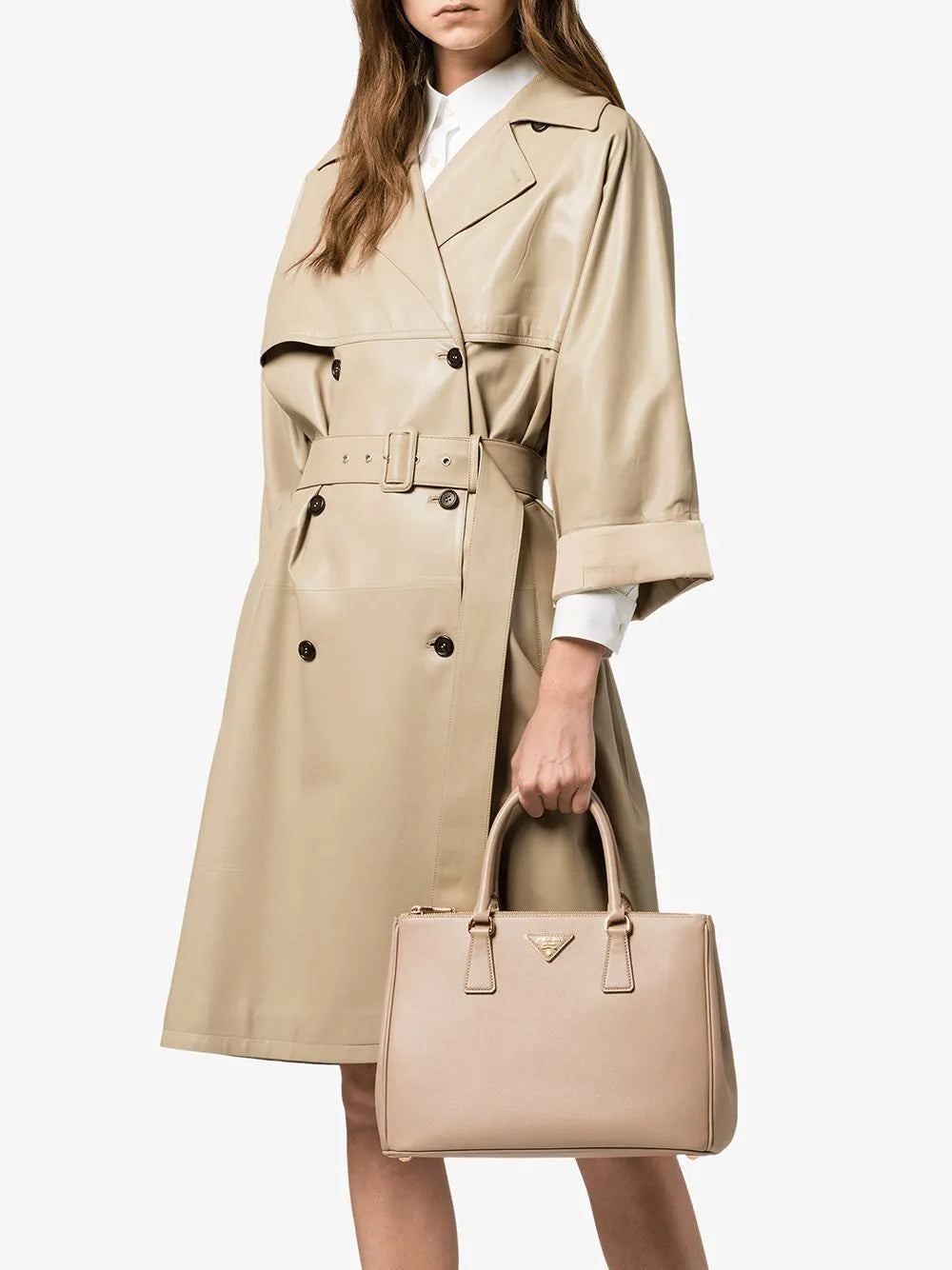 large Galleria leather tote bag