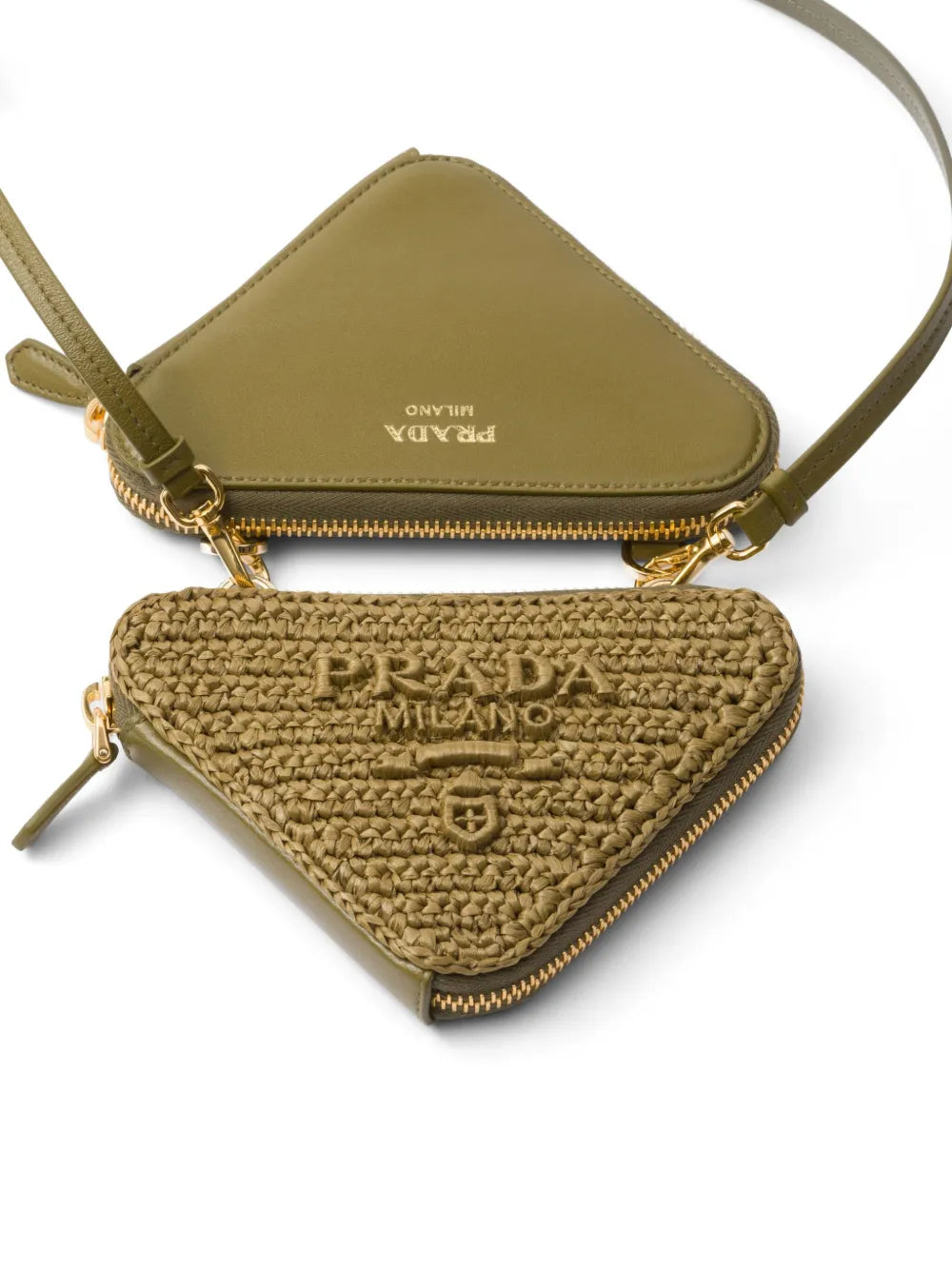 Woven fabric mini-pouch