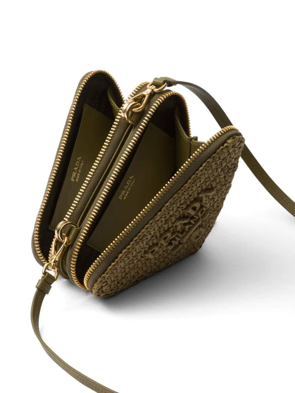 Woven fabric mini-pouch