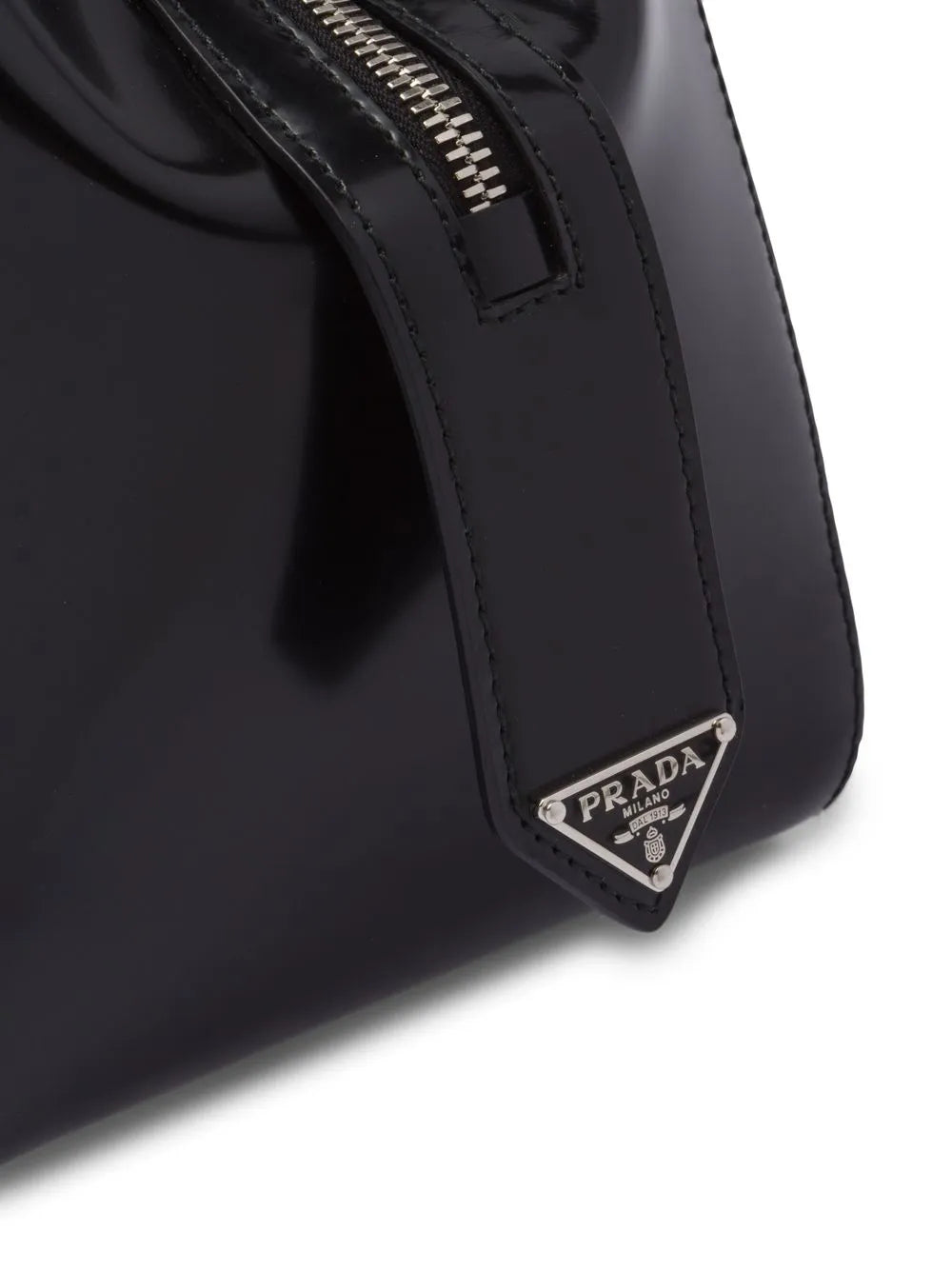 medium brushed-leather tote bag