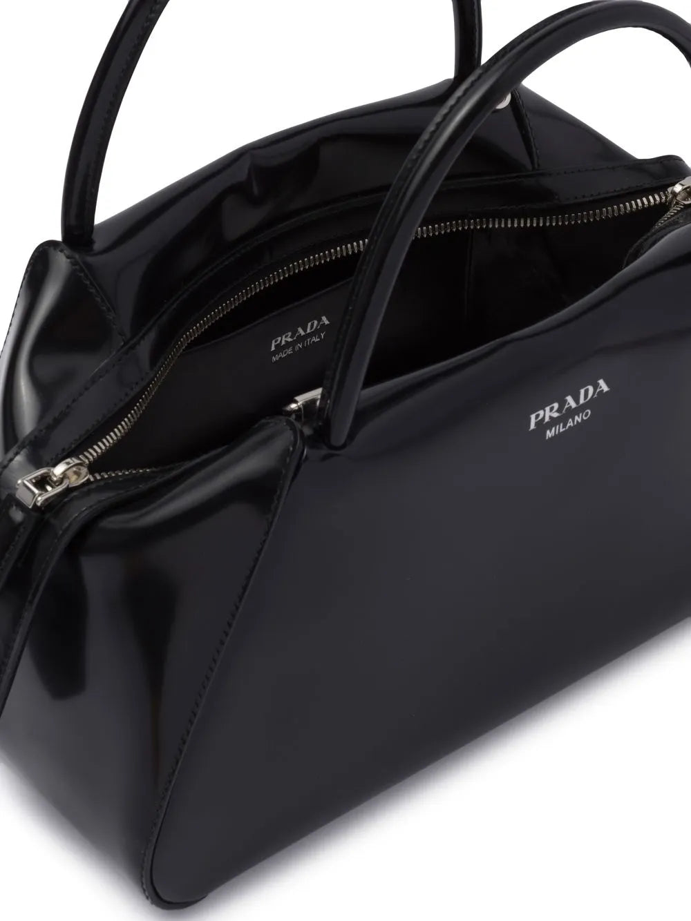 medium brushed-leather tote bag