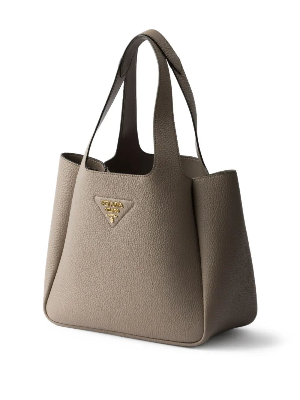 small leather tote bag