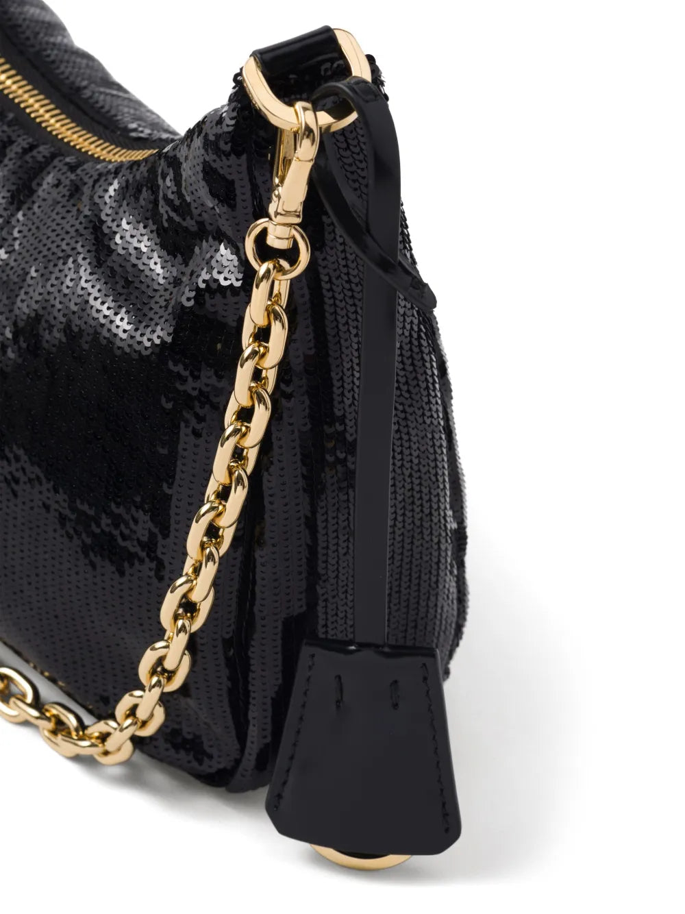 Re-Nylon sequinned mini bag