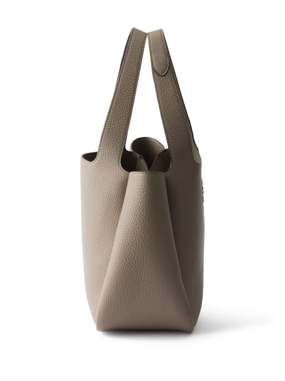 small leather tote bag