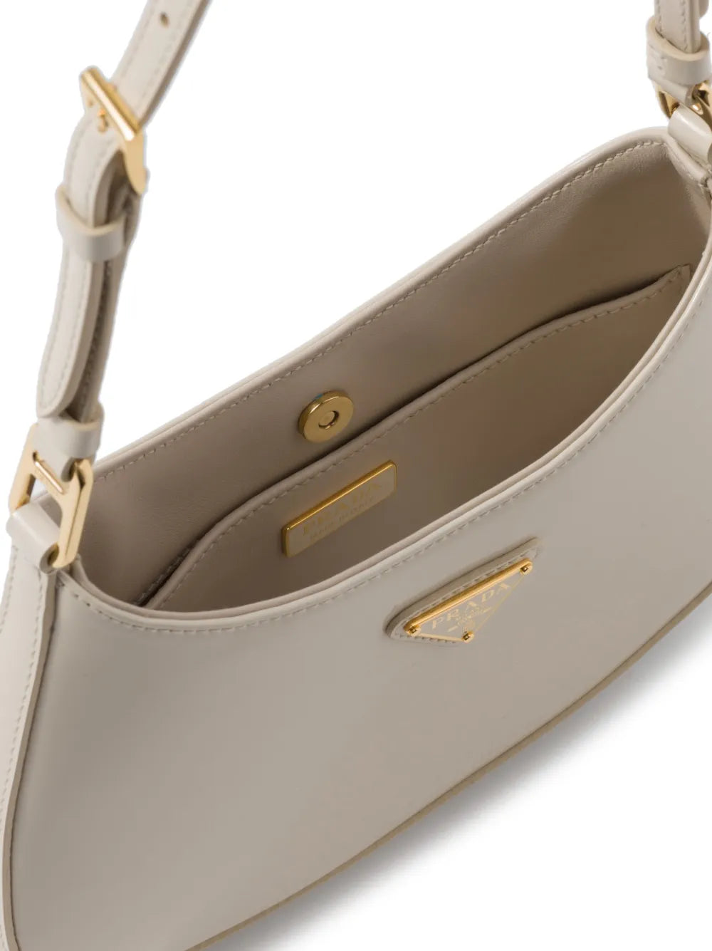 Cleo patent-leather shoulder bag