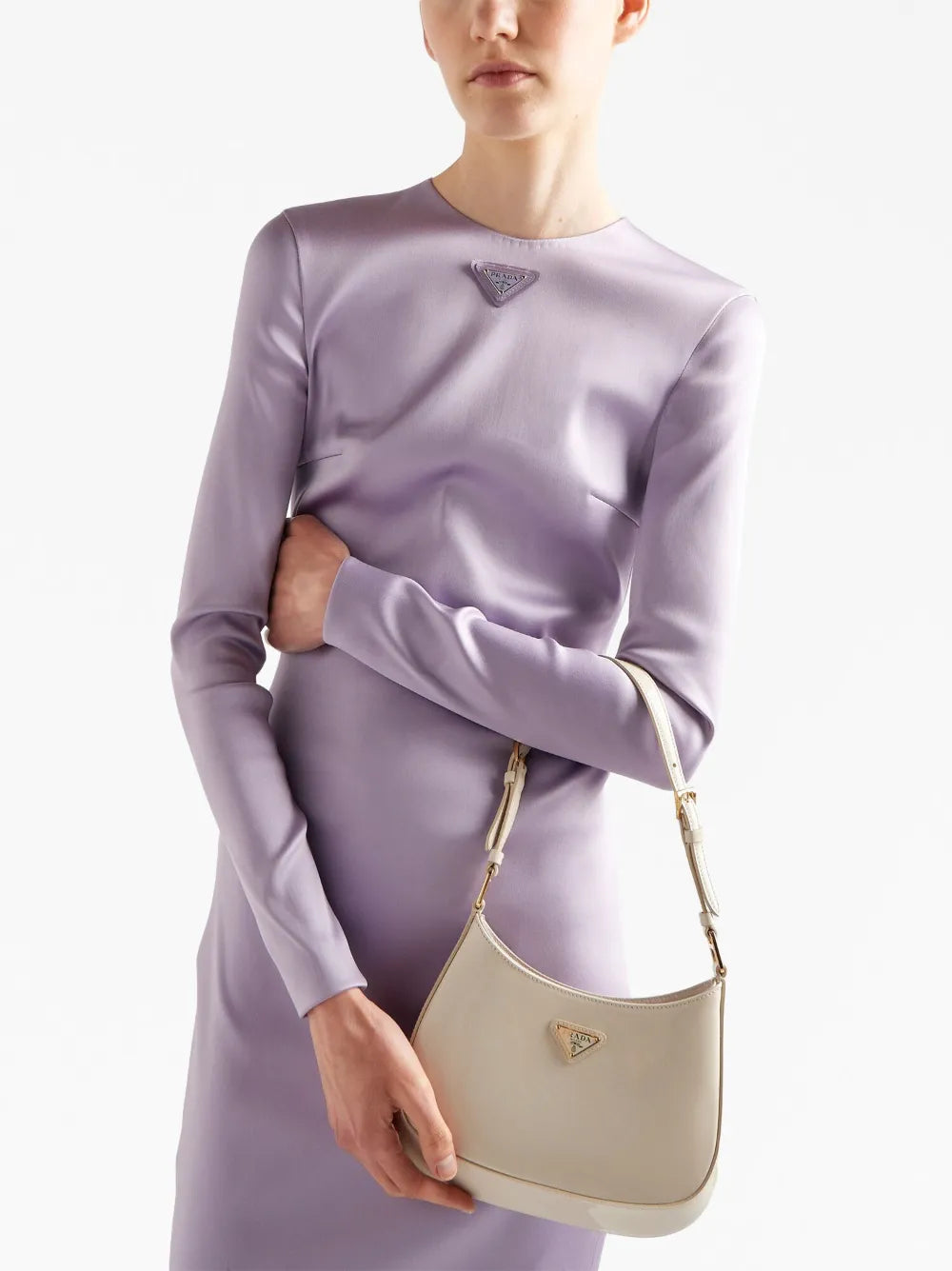Cleo patent-leather shoulder bag